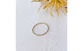 K10 ねじねじリング（ハンドメイド）【サイズ：5号】 232238_WW128VC05