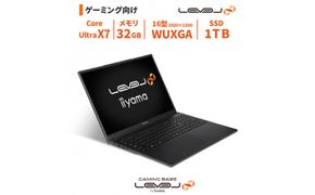 パソコン工房 4年間物損保証 16型ゲーミングノートPC Core Ultra X7/SSD/No.406 322032_EE156