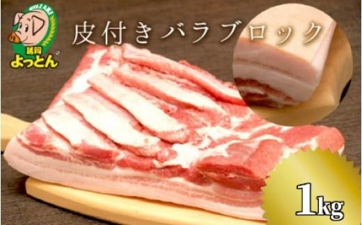 延岡よっとん皮付バラブロック約1kg N003-YZA329