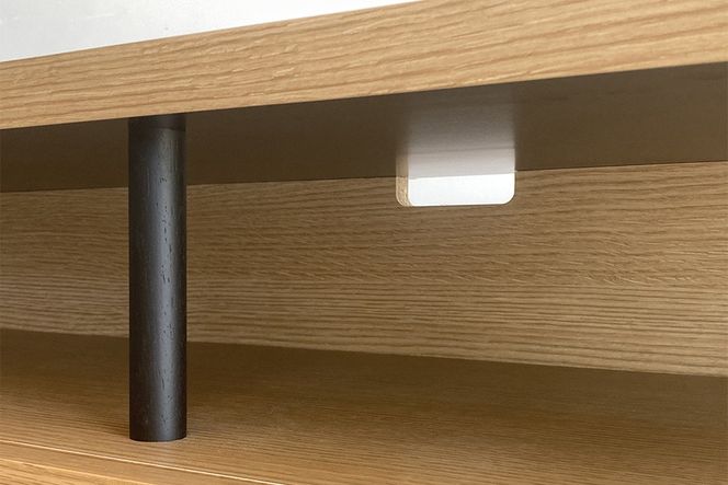ビナーレ 170 TVボード NA【ナチュラル 完成品 テレビ台 見せる収納 隠す収納 木製 おしゃれ】(H062374)