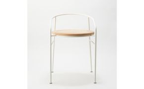 マキヅ家具 槙塚鉄工所 Round Chair 白 372013_GL066