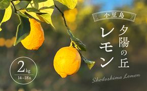小豆島 夕陽の丘 レモン 2kg (14～18玉) 果物 フルーツ 柑橘 香川 土庄町