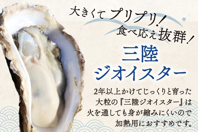 【期間限定発送】 殻付き 牡蠣 計30個 2種(三陸ジオイスター ＆ OMAKI ) 食べ比べ セット 各15個 牡蠣ナイフ付 [Geoyst 宮城県 南三陸町 m304bdz670000] かき カキ オイスター 生牡蠣 真牡蠣