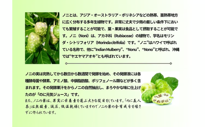うるま市産ノニ100％発酵飲料【のに元気】720ml（1本）