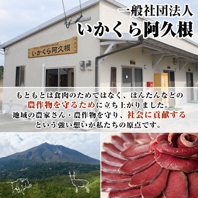 阿久根産！中びき 鹿肉&猪肉ミンチ(合計1.2kg・300g×各2P) 国産 肉 鹿肉 しか肉 シカ肉 猪肉 しし肉 シシ肉 いのしし肉 イノシシ肉 ミンチ 中挽き 中びき ジビエ 冷凍 ボタン鍋 ぼたん鍋 もみじ もみじ鍋 低カロリー 高たんぱく ダイエット 鉄分 山の幸【一般社団法人いかくら阿久根】akn076-04