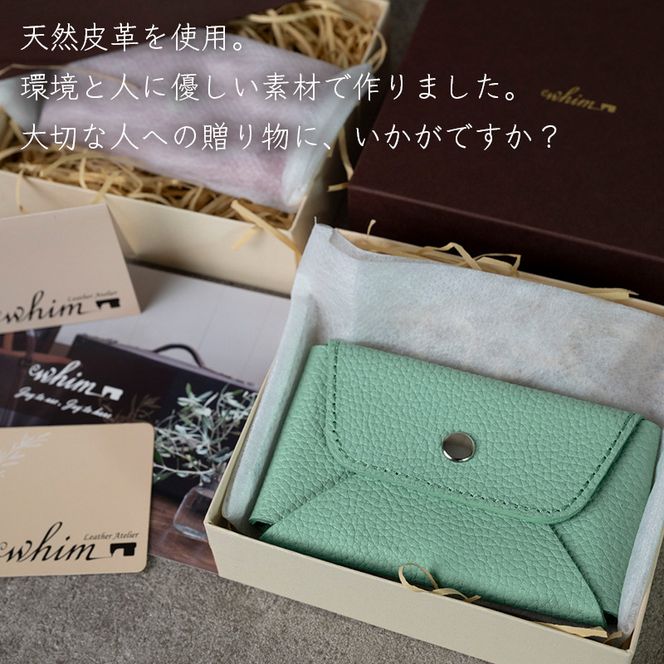 本革 カード 名刺入れ 日本製 レザー 革製品 カードケース Liete WH-21 選べるカラー