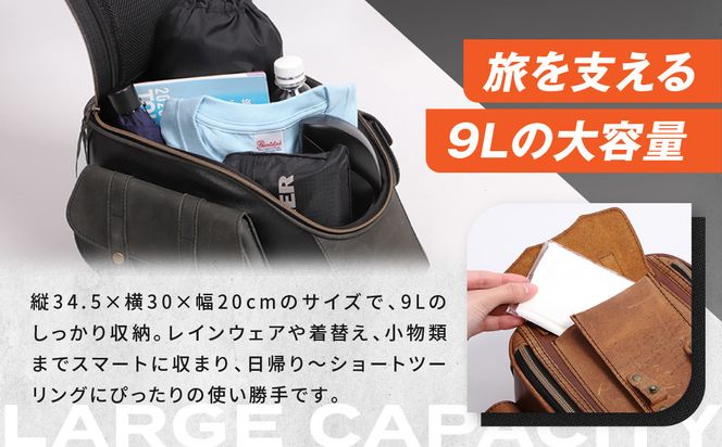 【デグナー】レザーシートバッグ ブラック｜京都 バイクギア 人気ブランド バイク [SB-93]［ 京都 バイクギア 革製品 ブランド バッグ 人気 おすすめ 革 レザー ツーリング ライダー バイカー メーカー ギア パーツ 送料無料 ふるさと納税 ］ 261009_A-JR157VC01