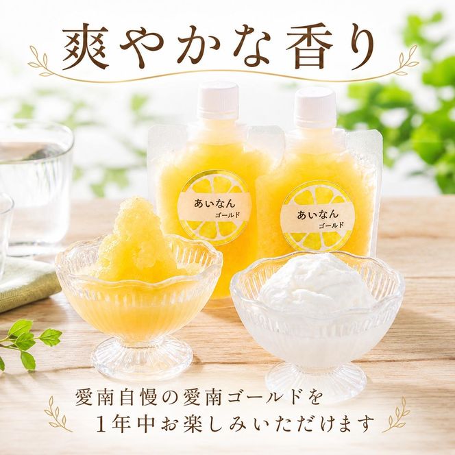 道の駅の「アイスセット」 愛南ゴールド アイス 小パック 2個 ソルベ 3個 河内晩柑 アイスクリーム ジェラート みかん 冷凍 暑い 夏 湯上がり プール 愛南総研 道の駅MIC 愛媛県 愛南町