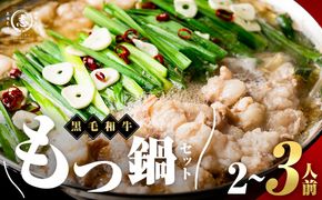 国産黒毛和牛ホルモン もつ鍋セット(2～3人前) p9-042