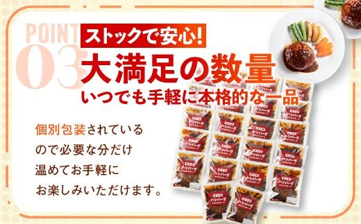 【定期便3ヶ月】 直火焼 デミグラスソース ハンバーグ 22個セット 計3kg超え｜ハンバーグ 温めるだけ デミグラス 日本ハム 冷凍 個包装小分け 簡単調理 湯煎 湯せん レトルト 惣菜 おかず 弁当 牛肉 豚肉 鶏肉 玉ねぎ ギフト 大容量 はんばーぐ