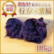 【2026年12月より順次発送】【訳あり】行方かんしょ「行方の紫福」さつまいも約10kg（洗い・不揃い・C品）｜さつまいも サツマイモ さつま芋 お芋 行方の紫福 訳あり わけあり 訳アリ 行方かんしょ 茨城県 行方市(AE-113)