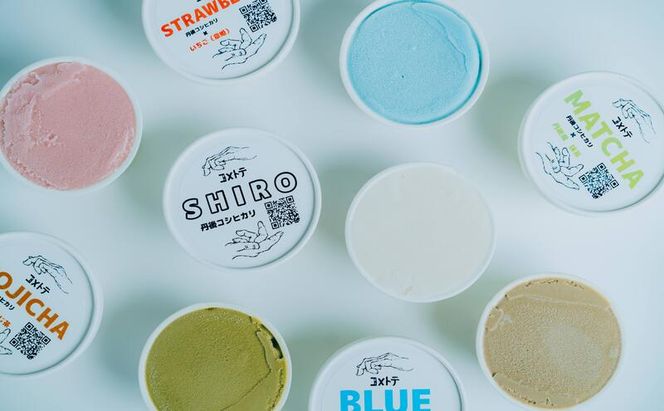 ライスジェラート 12個 セット(6種×各2個) アイス ジェラート 詰め合わせ お米 こしひかり コシヒカリ ライスミルク スイーツ 低カロリー