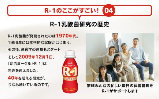 【定期便12回】明治 プロビオヨーグルト R-1 ドリンクタイプ 112g×24本×12回 ヨーグルトドリンク◇