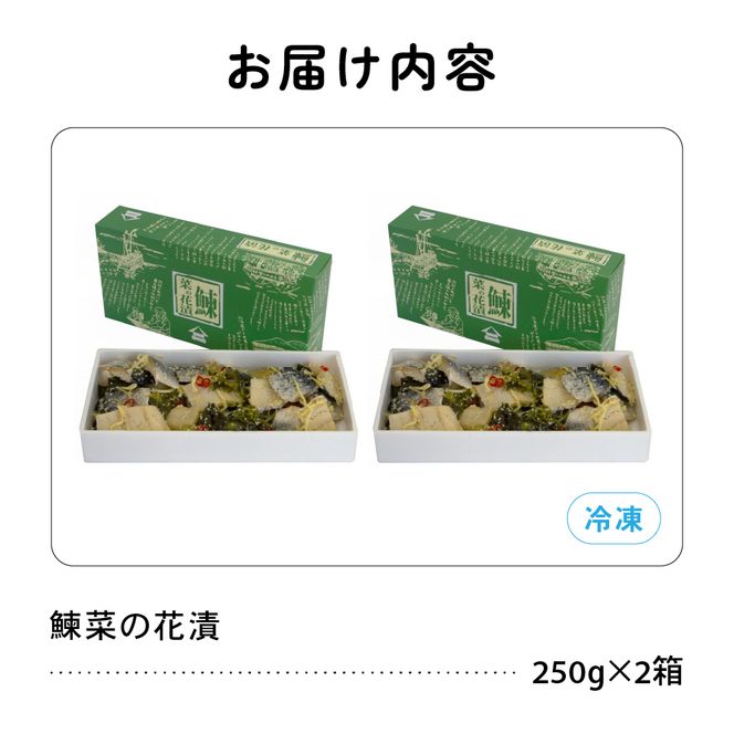 【井原水産】鰊菜の花漬250g×2　にしん　菜の花　漬物　お酒のつまみ　甘酢漬　数の子 R003-005