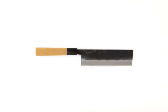 【京都 食道具竹上】 菜切包丁 16.5cm （万能使い用）食道具竹上 菜切包丁 鋼 鋼包丁 和包丁 日本製 高級 切れる キッチン用品 キッチン ナイフ 雑貨 日用品 