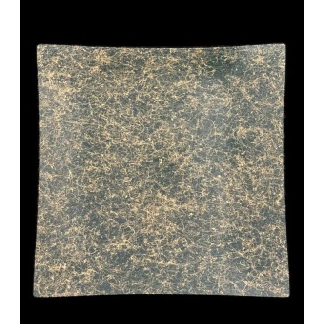 波スクエアプレート S 乱糸（マット仕上げ）草色［NF83］ 303446_CU90039VC02