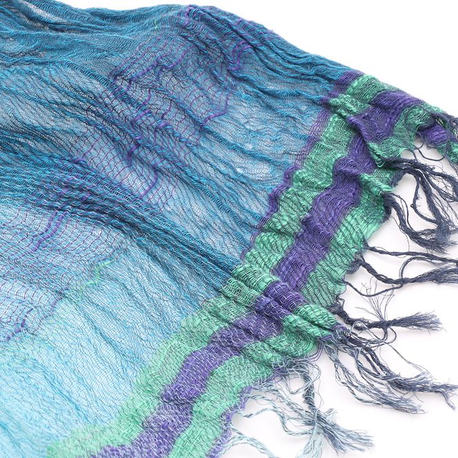 tamaki niime播州織コットン100％ルーツショール（中判）（22-4 ）