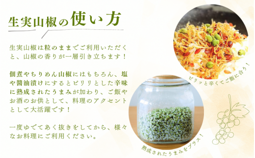 【先行予約・数量限定】 ぶどう生山椒 500g  ※2027年5月中旬から5月下旬にお届けいたします】/山椒 さんしょう 生山椒 生さんしょう 調味料 スパイス 香辛料 山椒の実 山椒の実生 実【twn044-budo-500】