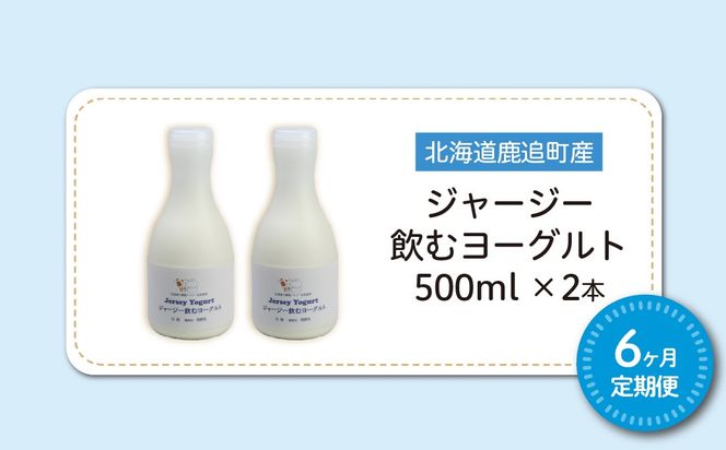 【定期6ヶ月】ジャージー飲むヨーグルト 500ml ×2 SKM024