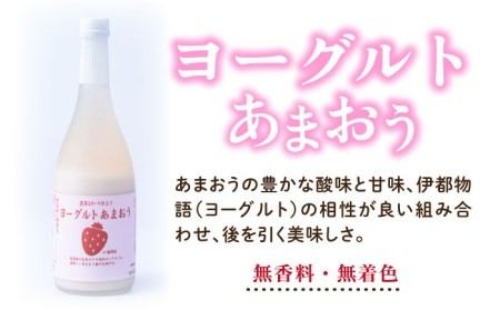 【冬】ヨーグルトあまおう720ml×あまおう約250g×2パック 糸島市 / 南国フルーツ株式会社 [AIK014]