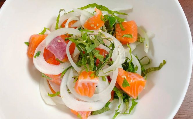 サーモン 生食用 信州サーモン (虹鱒×ブラウントラウト) 約500g スライス 刺身 生 鮭