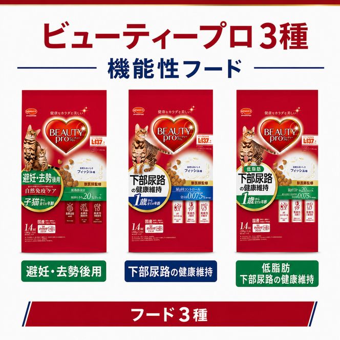 日本ペットフード ビューティプロ機能性＆おやつセット キャットフード