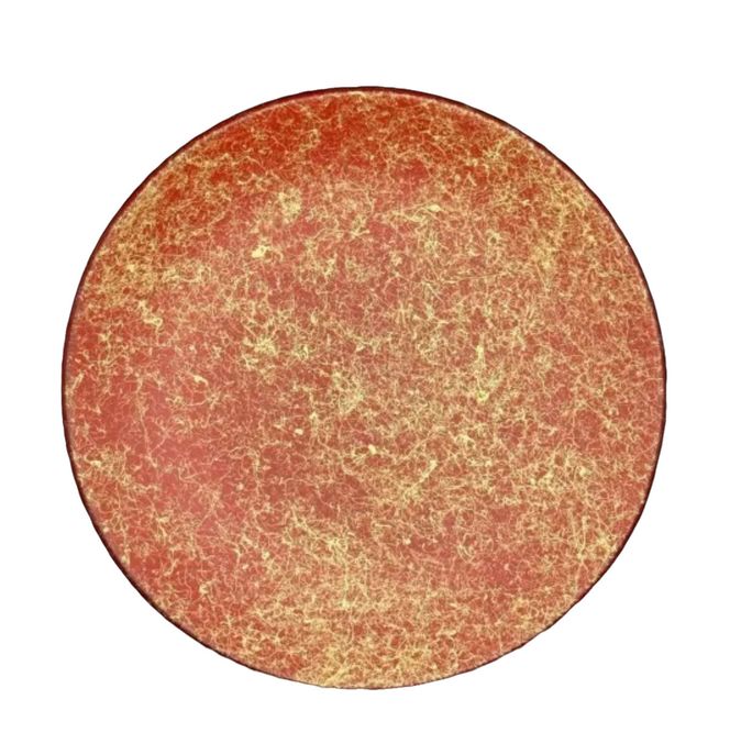 丸小皿 乱糸（マット仕上げ）本朱［NF181］ 303446_CU90083VC02