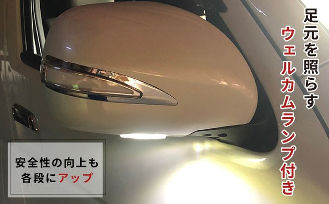 099H3109 【スピード発送】ハイエース ウインカー付きドアミラー 