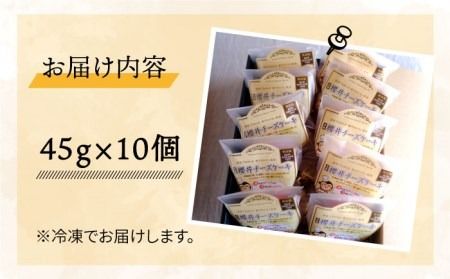 【年内発送】無添加 チーズ の 櫻井 チーズケーキ【 10個 入り 】糸島手造り工房 爽風 [ATA004]