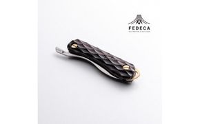 【FEDECA】折畳式料理ナイフ Solo 名栗黒檀 001235
