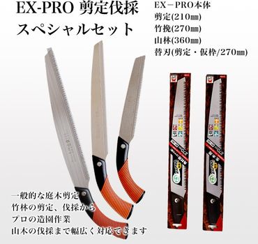 [EX-PROスペシャルセット]本体3本+替刃2枚セット