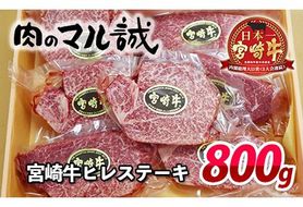 宮崎牛ヒレステーキ800g（A４等級以上） N061-YG0194