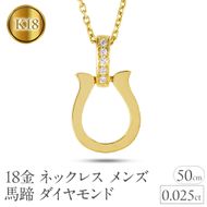 ペンダントトップ メンズ 18金 k18 馬蹄 ネックレス ダイヤモンド ホースシュー イエローゴールドk18 18k プレゼント 普段 使い おしゃれ 大人 人気 250611400dycm-s SWAA301