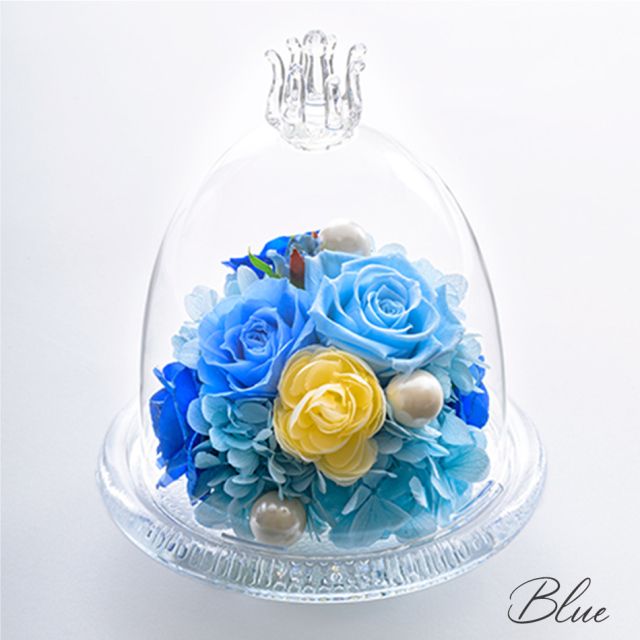 ガラスドームS 花 お花 プリザーブドフラワー ギフト プレゼント お祝い 誕生日 お供え アレンジ インテリア 東京都 墨田区