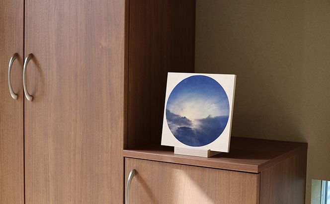 センテンヤアートパネル　『そらもよう』−光芒− 絵画 和紙 印刷 木製パネル シンプル 洋風 和風 