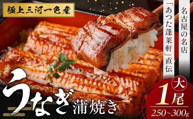 【極上三河一色産】うなぎ蒲焼 1尾（名古屋の名店「熱田蓬莱軒」 直伝） 232238_AA01-PR