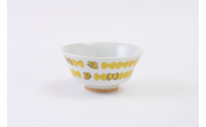 ハレクタニ　ごはん茶碗セット（ねこ・うさぎ・チョウ） 172111_CY7008