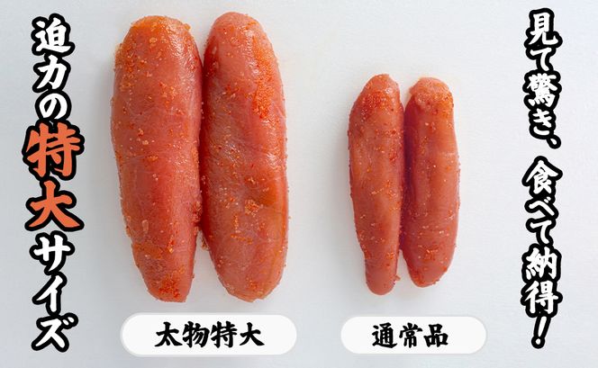 【丸鮮道場水産】 北海道産 明太子太物特大 750g めんたいこ 国産