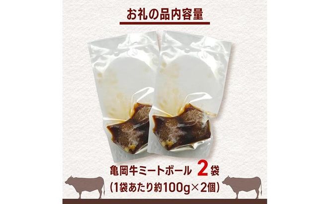 亀岡牛ごろっとミートボール＜亀岡牛専門店 木曽精肉店＞☆祝！亀岡牛 2023年最優秀賞（農林水産大臣賞）受賞 ≪牛肉 国産　照り焼き グルメ 京都 簡単 調理 冷凍 常備 備蓄 食品≫ ※離島への配送不可