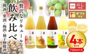 贅沢なリキュール　飲み比べ4本セット N076-YB721