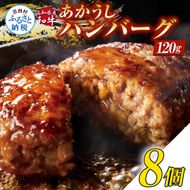 CDM001　創業50年老舗レストランの幻の和牛あかうしハンバーグ120g×8ケ 特製ソース2種4袋付 人気惣菜 数量限定 牛肉 豚肉 セット 焼くだけ溢れる肉汁 土佐あか牛ハンバーグ 冷凍 食品 小分け 個包装 緊急支援品 