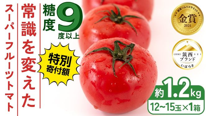 早期申込み限定 特別寄附額 】 スーパーフルーツトマト 中箱 約1.2kg