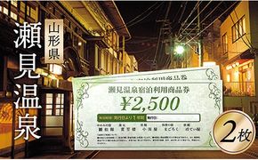 瀬見温泉利用券×2枚
