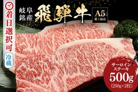 飛騨牛 A5等級「飛騨牛 サーロインステーキ 250g×2枚」冷蔵配送・焼肉 39