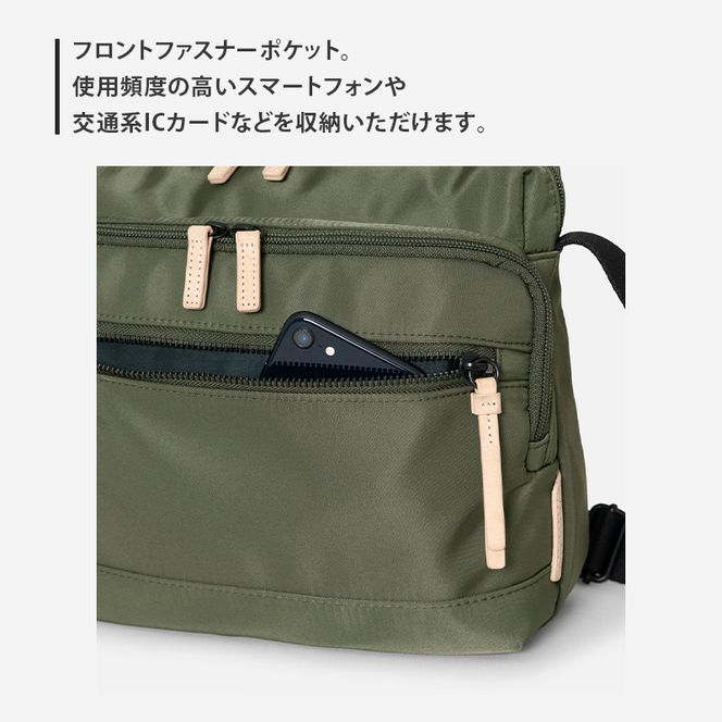 Stroll クロスボディバッグ_No.8860377(09ダークグレー) 横型ショルダーバッグ 日本製 かばん カバン 北海道 赤平市