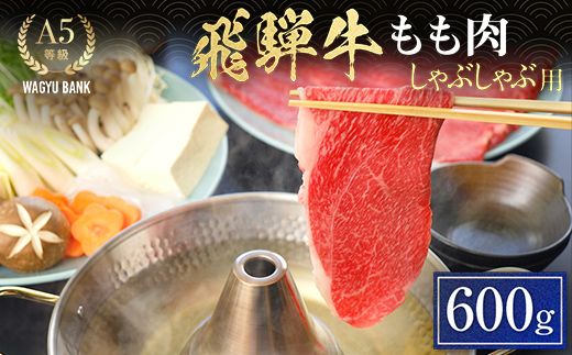 飛騨牛もも肉 しゃぶしゃぶ用 600g 飛騨牛 A5等級 和牛 黒毛和牛 F4N-2661