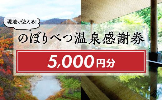 のぼりべつ温泉感謝券5,000円分 温泉 旅行 観光 北海道 チケット 温泉利用券 温泉券 のぼりべつ温泉感謝券 5000円 日本の名湯 登別温泉 カルルス温泉 ホテル登別国際観光 コンベンション協会 温泉旅館 温泉宿 温泉旅館 ホテル 温泉ホテル ふるさと納税 北海道 登別市