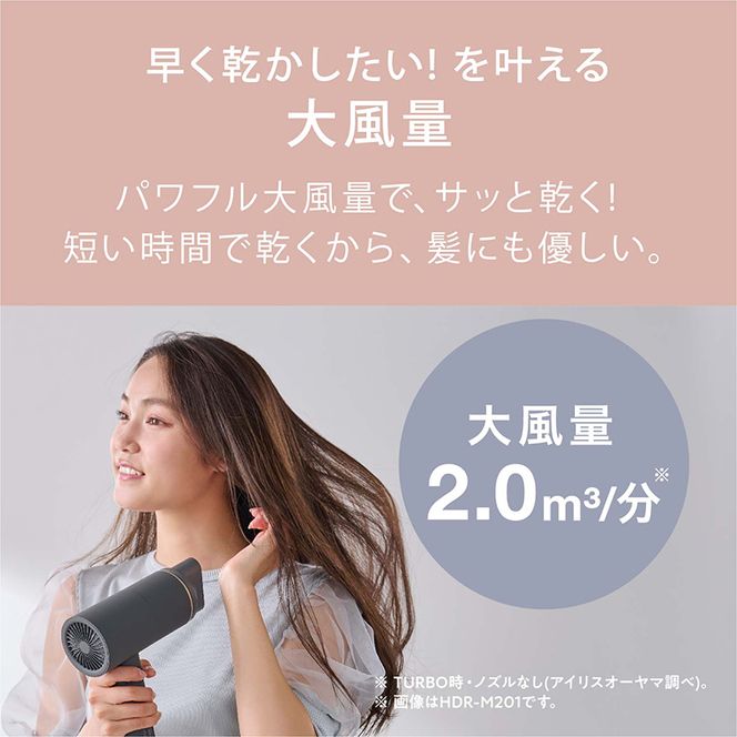 ドライヤー イオンドライヤー HDR-M101-W オフホワイト アイリスオーヤマ 大風量 ミコラ MiCOLA 速乾 雑貨 日用品 電化製品 折りたたみ式 4カラー ブロー スタイリング 乾かす 10,000円台おすすめ返礼品 新生活 