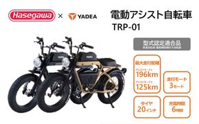 【電動アシスト自転車】【２台セット】 TRP-01【ハセガワモビリティ×YADEA】（1700-1）