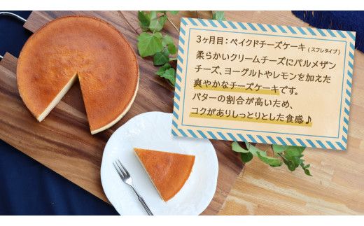 【 3ヶ月 連続 定期便 】 人気 チーズケーキ 3種 （ 各月 1種 お届け ） ホールケーキ 6号 詰合せ 食べ比べ 冷蔵 スイーツ デザート お菓子 洋菓子 ケーキ 焼き菓子 濃厚 ベイクド チーズ スフレ パンプキン 老舗 洋菓子店 ハロウィン [AF007us]